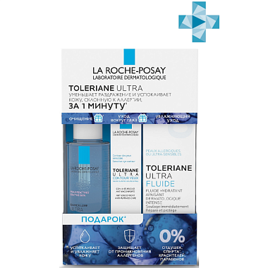 Купить La Roche-Posay Toleriane Ultra набор флюид+миц вода 50мл+пробник д/глаз