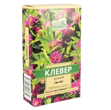 Купить Клевер луговой трава Наследие Природы 50 г пачка