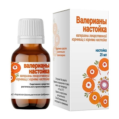 Купить Валериана 25 мл настойка флакон