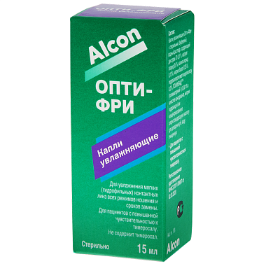 Купить Опти-Фри 15 мл капли глазные увлажняющие флакон