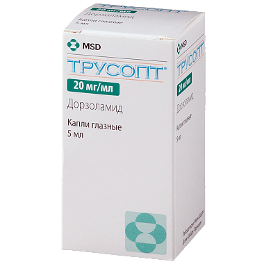 Купить Трусопт 2% 5 мл капли глазные