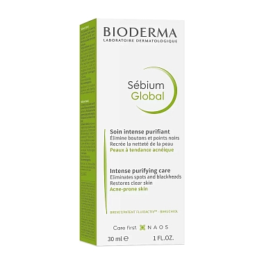 Купить Bioderma Sebium Globa 30 мл интенсивный уход