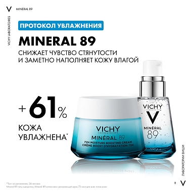 Купить Vichy Mineral 89 30 мл гель-сыворотка увлажняющая для лица