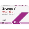 Купить Эгипрес 10 мг + 10 мг 30 шт капсулы