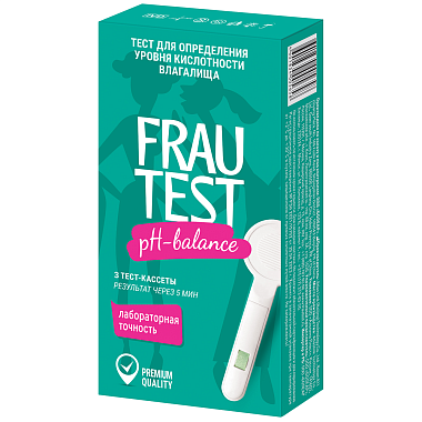 Купить Frautest 3 шт тест для определения уровня кислотности влагалица