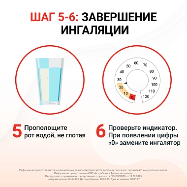 Купить Симбикорт Рапихалер 80 мкг + 4,5 мкг 120 доз порошок для ингаляций дозированный