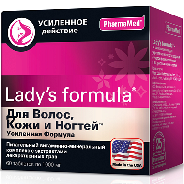 Купить Lady's formula для Волос Кожи Ногтей УФ 60 шт таблетки
