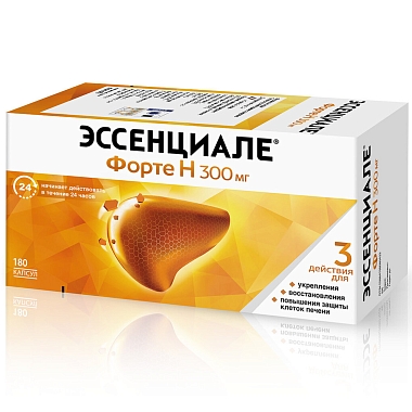Купить Эссенциале Форте Н 300 мг 180 шт капсулы