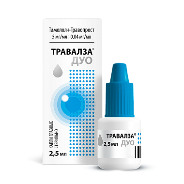 Купить Травалза Дуо 2,5 мл капли глазные