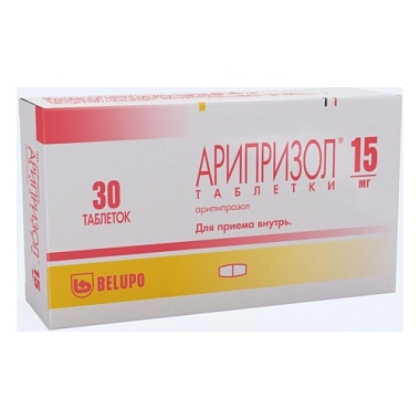 Купить Арипризол 15 мг 30 шт таблетки