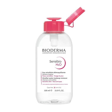 Купить Bioderma Sensibio H2O 500 мл 1 шт мицеллярная вода очищающая флакон-помпа