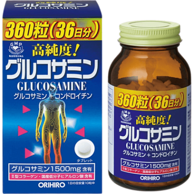 Купить Orihiro Хондроитин и Глюкозамин и витамины  360 шт таблетки