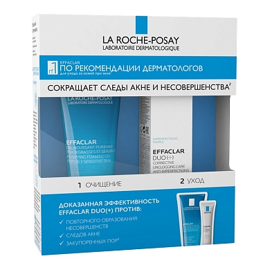 Купить La Roche-Posay Effaclar DUO набор + 15мл + Effaclar гель 50мл