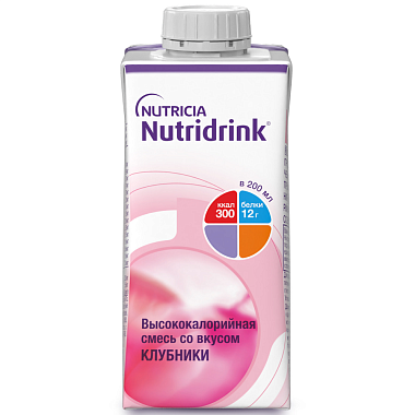 Купить Нутридринк 200 мл напиток для энтерального питания клубника