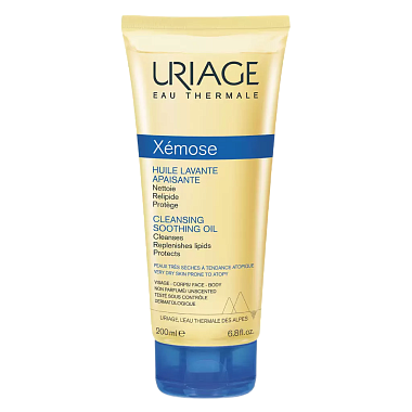 Купить Uriage Xemose 200 мл масло для лица и тела очищающее успокаивающее