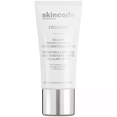 Купить Skincode Exclusive SPF 15 30 мл крем увлажняющий тонирующий