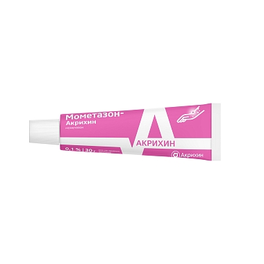 Купить Мометазон-Акрихин 0,1% 30 г крем для наружного применения