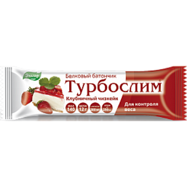 Купить Турбослим 50 г батончик клубничный чизкейк