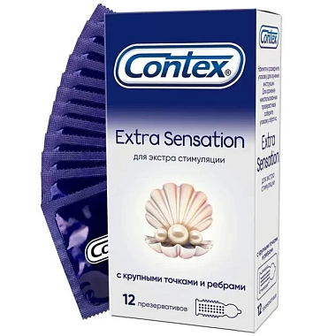 Купить Contex Extra Sensation 12 шт презервативы