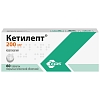 Купить Кетилепт 200 мг 60 шт таблетки покрытые пленочной оболочкой