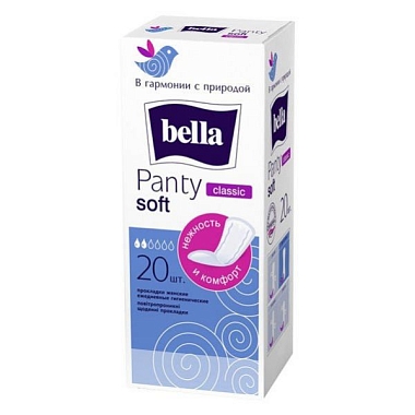 Купить Bella Panty Soft Classic 20 шт прокладки ежедневные