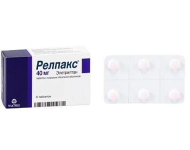 Купить Релпакс 40 мг 6 шт таблетки покрытые пленочной оболочкой