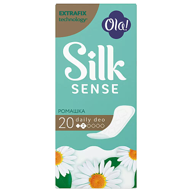 Купить Ola Silk Sense Daily Deo 20 шт прокладки ежедневные ромашка