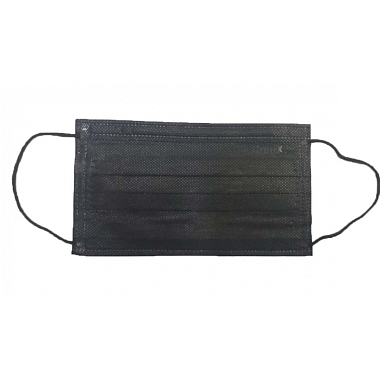 Купить Маска медицинская 5 шт 3-х слойная черная