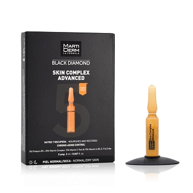Купить MartiDerm  Black Diamond Skin Complex Advanced 2 мл 5 шт ампулы для лица