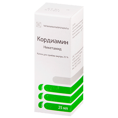 Купить Кордиамин 25% 25 мл капли