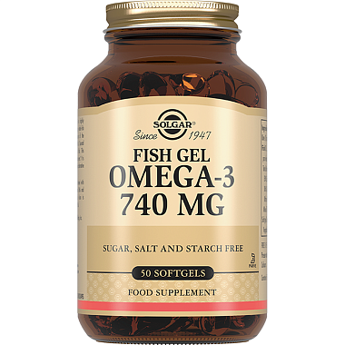 Купить Solgar Рыбный жир Омега-3 740 мг 50 шт капсулы