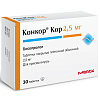 Купить Конкор Кор 2,5 мг 30 шт таблетки покрытые пленочной оболочкой