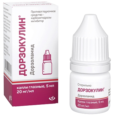 Купить Дорзокулин 20 мг/мл 5 мл капли глазные