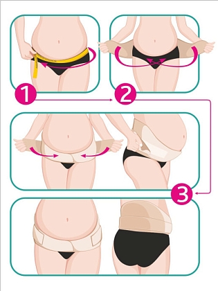 Купить Фэст бандаж до и послеродовой универсальный размер 108-112 артикул 1444 белый