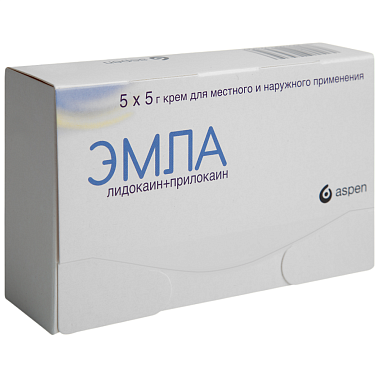 Купить Эмла 5 г 5 шт крем для местного и наружного применения