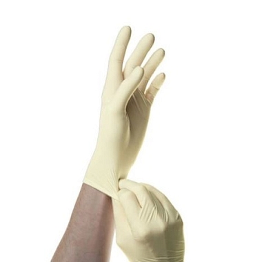 Купить SFM 1 пара перчатки латексные смотровые нестерильные опудренные гладкие размер S