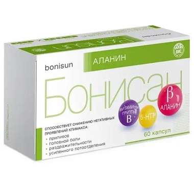 Купить Бонисан Аланин 500 мг 60 шт капсулы