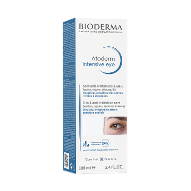 Купить Bioderma Atoderm Intensive Eye 100 мл крем уход за областью вокруг глаз 3-в-1