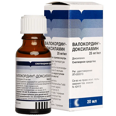Купить Валокордин-Доксиламин 20 мл капли для взрослых
