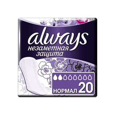Купить Always Прокладки Normal Duo Незаметная защита ароматизированные 20 шт