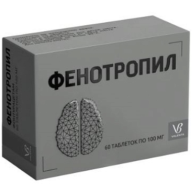 Купить Фенотропил 100 мг 60 шт таблетки