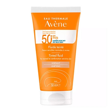 Купить Avene SPF 50+ 50 мл флюид солнцезащитный тонирующий