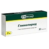 Купить Глимепирид 3 мг 30 шт таблетки