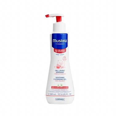 Купить Mustela Bebe гель для купания 300мл успокаивающий
