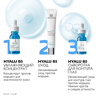 Купить La Roche-Posay Hyalu B5 15 мл сыворотка-концентрат увлажняющая против морщин для лица и кожи вокруг глаз