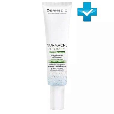 Купить Dermedic Normacne 40 мл крем для лица ультра-увлажняющий успокаивающий