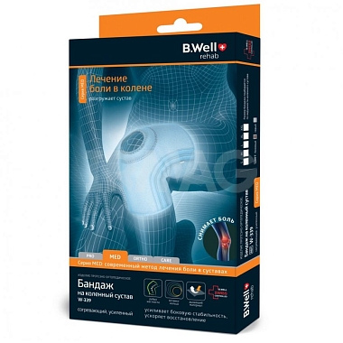 Купить B.Well W-339 бандаж для коленного сустава размер M