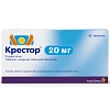 Купить Крестор 20 мг 28 шт таблетки покрытые пленочной оболочкой
