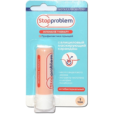 Купить Stopproblem 47 г 1 шт карандаш салициловый маскирующий тон 1
