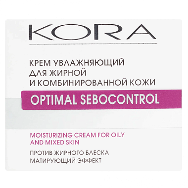 Купить Kora 50 мл крем увлажняющий для жирной и комбинированной кожи